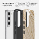 Full Glam - Beige Samsung Galaxy S22 Case 6