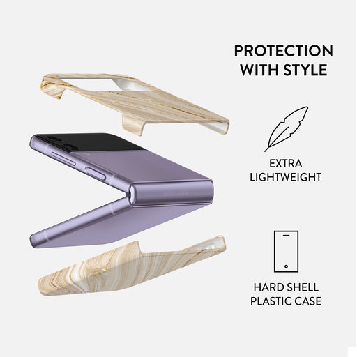 Full Glam - Beige Samsung Galaxy Z Flip 4 Case 2