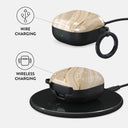 Full Glam - Beige Samsung Galaxy Buds FE Case 3