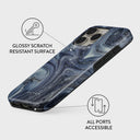 Navy Trench - Blue iPhone 16 Pro Max Case 3