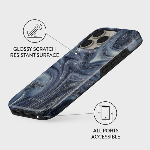 Navy Trench - Blue iPhone 16 Pro Max Case 3