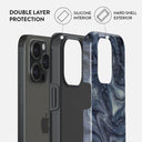 Navy Trench - Blue iPhone 15 Pro Max Case 6