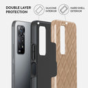 Simply Cream - Quilted Xiaomi Redmi Note 11 Pro+ Case 2