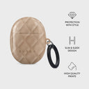 Simply Cream - Quilted Google Pixel Buds Pro 2 Case 4