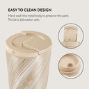 Full Glam - Beige Travel Mug 16