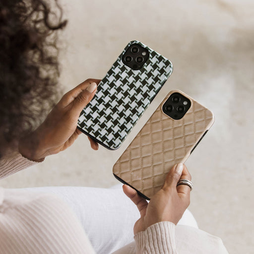 Simply Cream- Quilted Samsung Galaxy Z Flip 5 Case