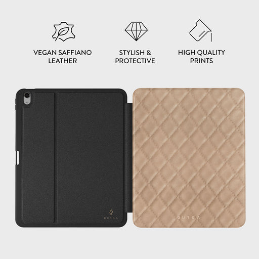 Simply Cream - Quilted iPad Air 13 (7th/6th Gen) Case 2