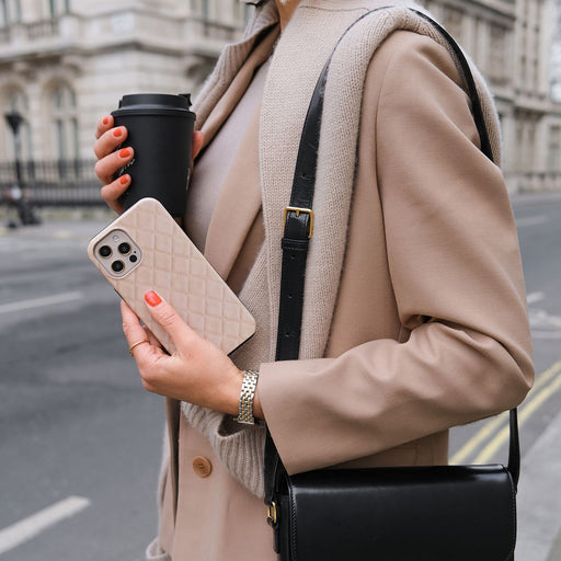 Simply Cream- Quilted Samsung Galaxy A15 4G / 5G Case 10