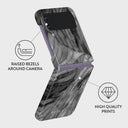 First Expedition - Gray Samsung Galaxy Z Flip 4 Case 3
