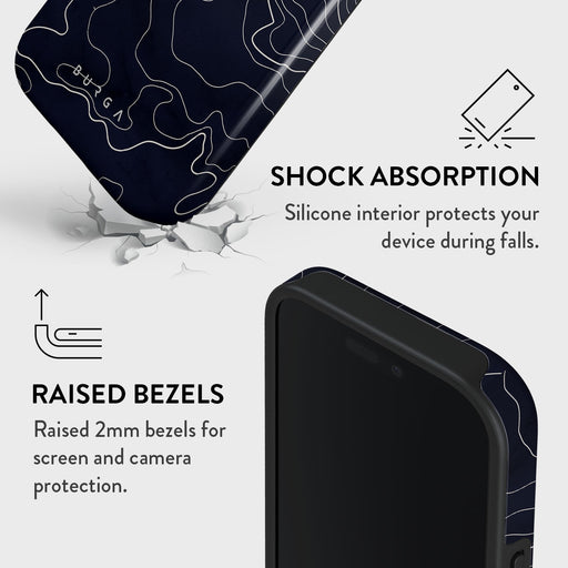 Drifting Shores - Line Art iPhone 16 Pro Max Case 4