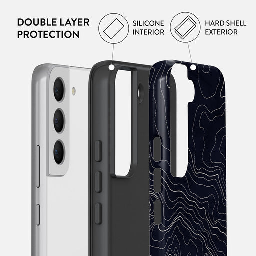 Drifting Shores - Line Art Samsung Galaxy S22 Case 6
