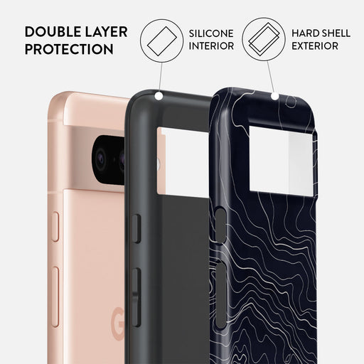 Drifting Shores - Line Art Google Pixel 8 Case 2
