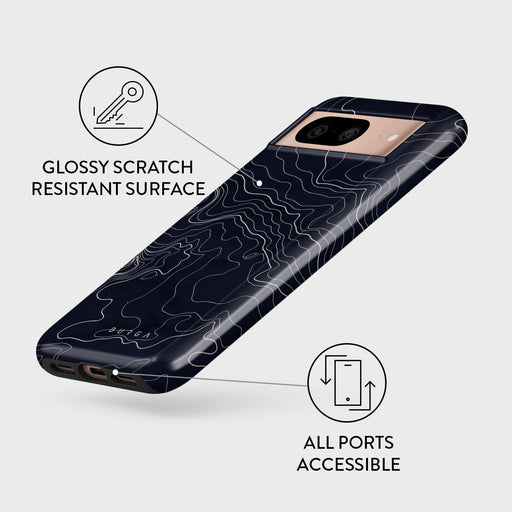 Drifting Shores - Line Art Google Pixel 8 Case 3