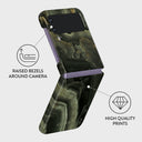 Misty Forest - Green Marble Samsung Galaxy Z Flip 4 Case 3
