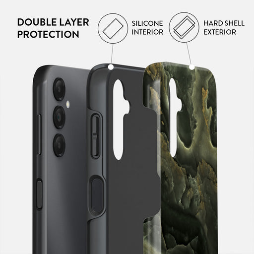 Misty Forest - Green Marble Samsung Galaxy A25 Case 2