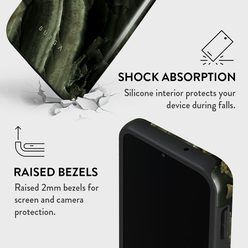 Misty Forest - Green Marble Samsung Galaxy A25 Case 4