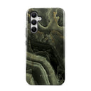 Misty Forest - Green Marble Samsung Galaxy A55 Case
