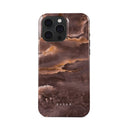 Fire Wood - Brown Marble iPhone 15 Pro Max Case 5