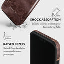 Fire Wood - Brown Marble iPhone 15 Pro Max Case 8