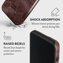 Fire Wood - Brown Marble Samsung Galaxy S22 Plus Case 8