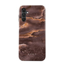 Fire Wood - Brown Marble Samsung Galaxy A25 Case