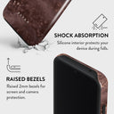 Fire Wood - Brown Marble Samsung Galaxy A55 Case 4