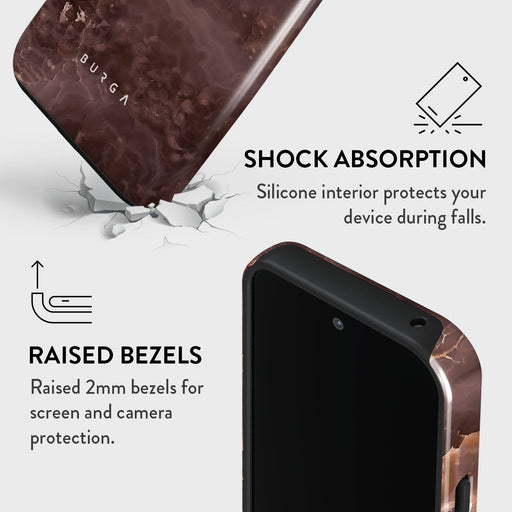 Fire Wood - Brown Marble Google Pixel 9 Case 4