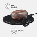 Fire Wood - Brown Marble Google Pixel Buds Pro Case 3