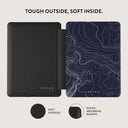 Drifting Shores - Line Art Kindle Paperwhite (11th Gen) Case 4