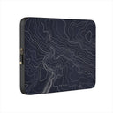 Drifting Shores - Line Art Laptop Sleeve 1