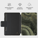 Misty Forest - Green Marble Samsung Galaxy Tab S8/S7 Case 2
