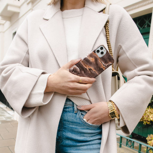 Fire Wood - Brown Marble Xiaomi 14T Case 10