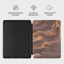 Fire Wood - Brown Marble iPad 10.2 (9th/8th/7th Gen) Case 2