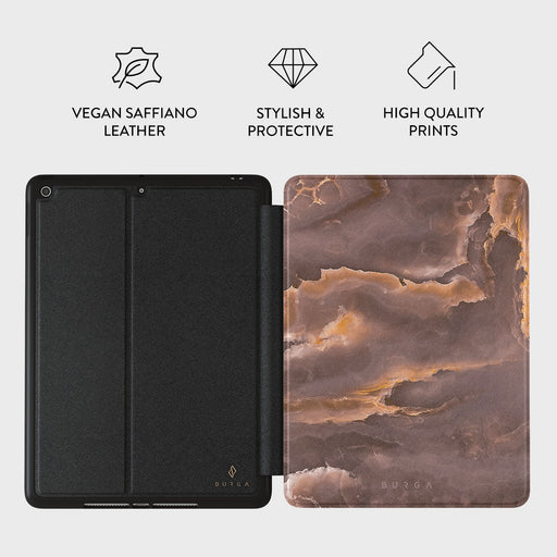 Fire Wood - Brown Marble iPad 10.2 (9th/8th/7th Gen) Case 2