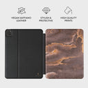 Fire Wood - Brown Marble iPad Pro 11 (2nd/1st Gen) Case 2