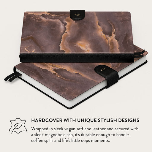 Fire Wood - Brown Marble Infinity Planner 3