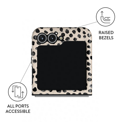 Almond Latte - Cute Samsung Galaxy Z Flip 6 Case 3