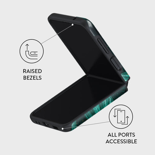 Emerald Pool - Elegant Samsung Galaxy Z Flip 3 Case 3