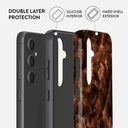 Toasted Chestnut - Brown Samsung Galaxy S23 FE Case 2