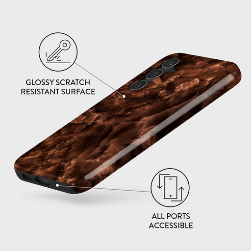 Toasted Chestnut - Brown Samsung Galaxy S23 FE Case 3