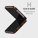 Toasted Chestnut - Brown Samsung Galaxy Z Flip 4 Case 4