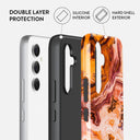 Pumpkin Spice - Orange Samsung Galaxy A55 Case 2