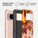 Pumpkin Spice - Orange Google Pixel 8 Case 2