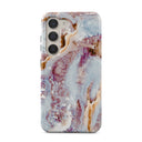 Frozen Leaves - Cute Marble Samsung Galaxy S23 Case 5