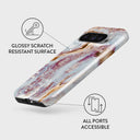 Frozen Leaves - Cute Marble Google Pixel 9 Pro Case 3