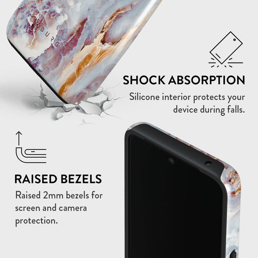 Frozen Leaves - Cute Marble Google Pixel 8 Pro Case 4