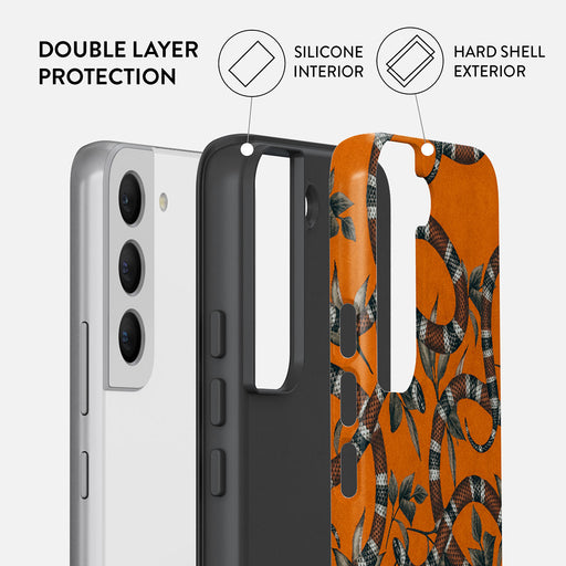 Bitter Apricot - Snake Samsung Galaxy S22 Plus Case 6