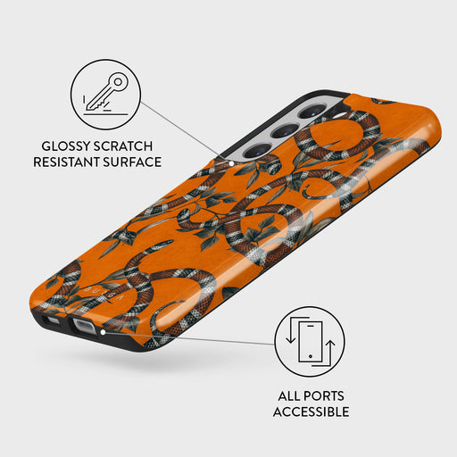 Bitter Apricot - Snake Samsung Galaxy S22 Plus Case 7