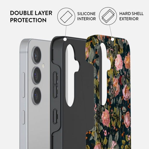 Bloomy Garden - Vintage Samsung Galaxy S24 FE Case 2