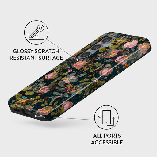Bloomy Garden - Vintage Samsung Galaxy S24 FE Case 3
